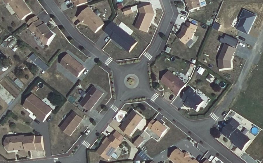 Vue aérienne du Mini-giratoire n°1712441067