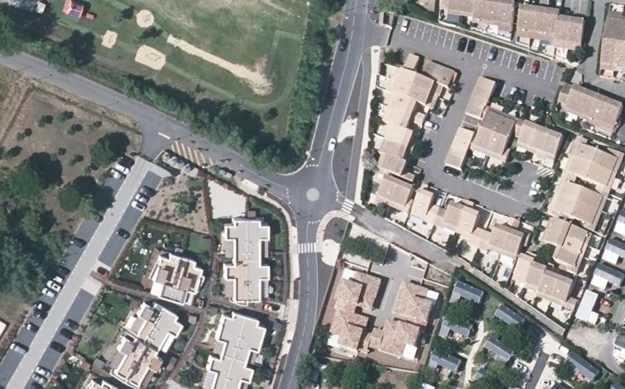 Vue aérienne du Mini-giratoire n°1715157503