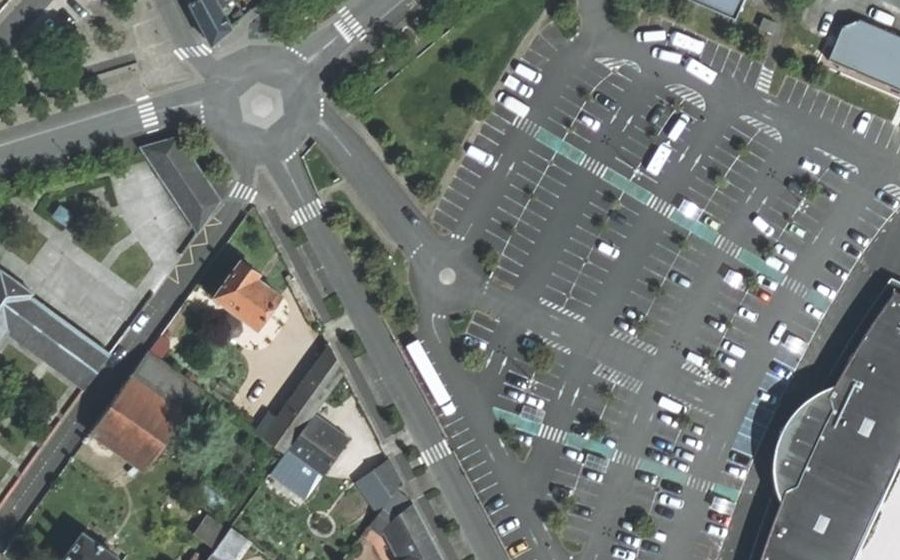 Vue aérienne du Mini-giratoire n°1730829637