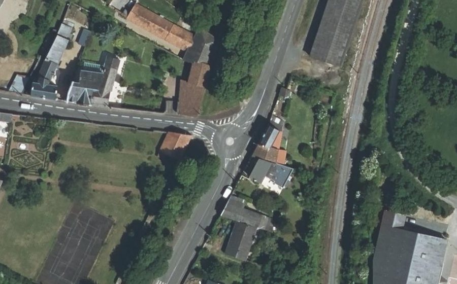 Vue aérienne du Mini-giratoire n°1730837255
