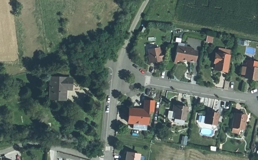 Vue aérienne du Mini-giratoire n°1734540010
