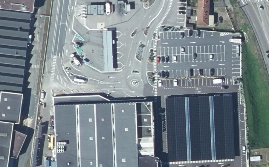 Vue aérienne du Mini-giratoire n°1735708487