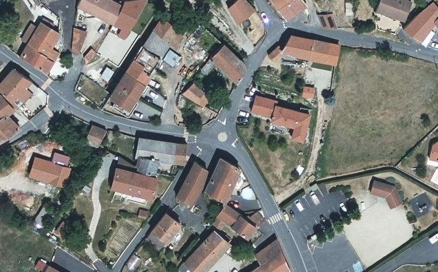 Vue aérienne du Mini-giratoire n°1738894134