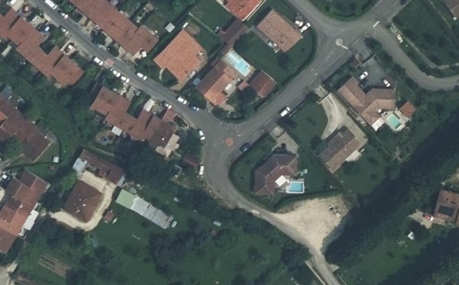 Vue aérienne du Mini-giratoire n°1738918744