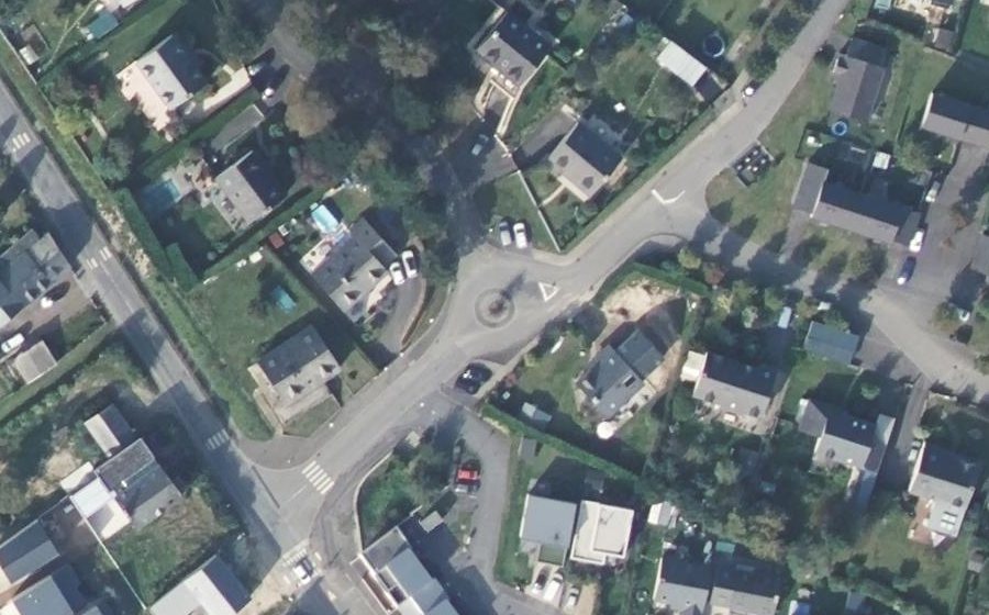 Vue aérienne du Mini-giratoire n°1740697883
