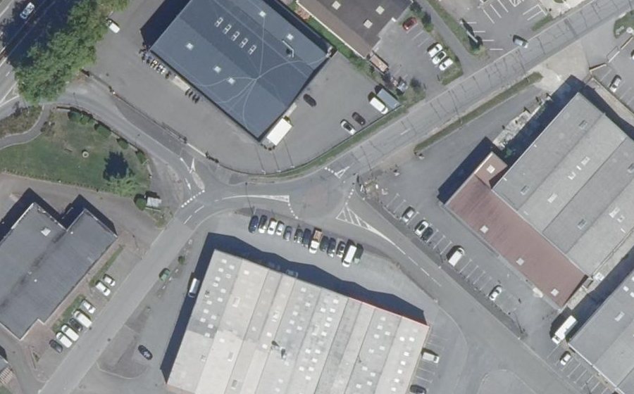 Vue aérienne du Mini-giratoire n°1754679423