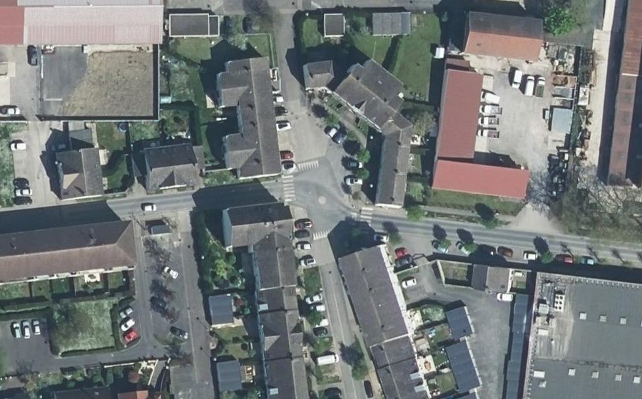 Vue aérienne du Mini-giratoire n°1754838480