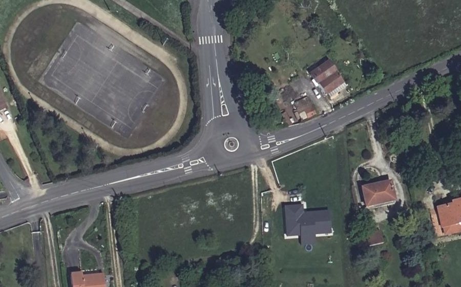 Vue aérienne du Mini-giratoire n°1756551554