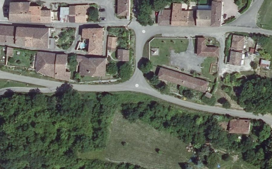 Vue aérienne du Mini-giratoire n°1762878670