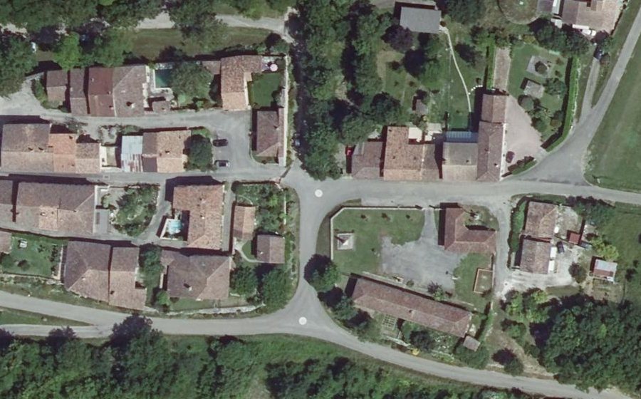 Vue aérienne du Mini-giratoire n°1762878675