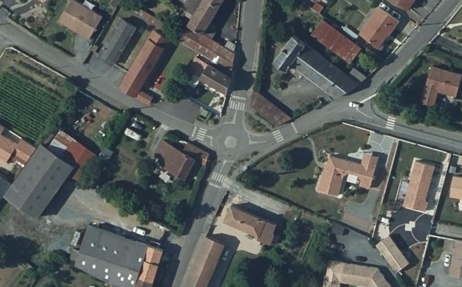 Vue aérienne du Mini-giratoire n°1763644133