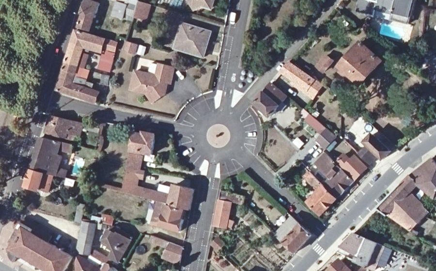 Vue aérienne du Mini-giratoire n°1769034803