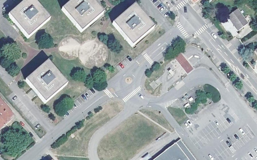 Vue aérienne du Mini-giratoire n°1772678230