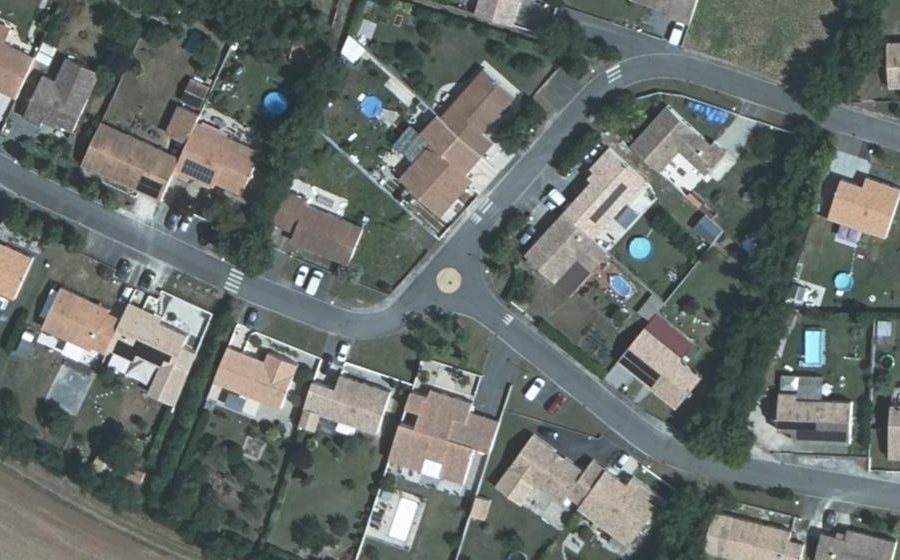 Vue aérienne du Mini-giratoire n°1779628416