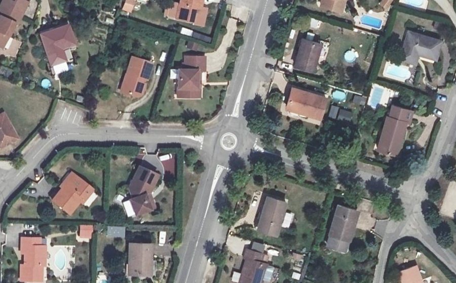 Vue aérienne du Mini-giratoire n°1780141571