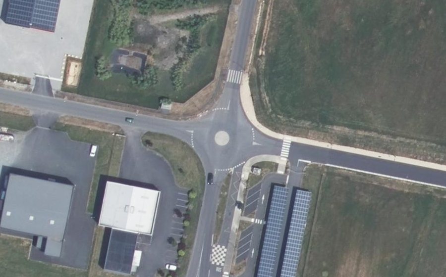 Vue aérienne du Mini-giratoire n°1782541856