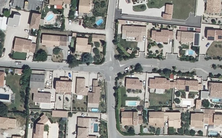 Vue aérienne du Mini-giratoire n°1791640515