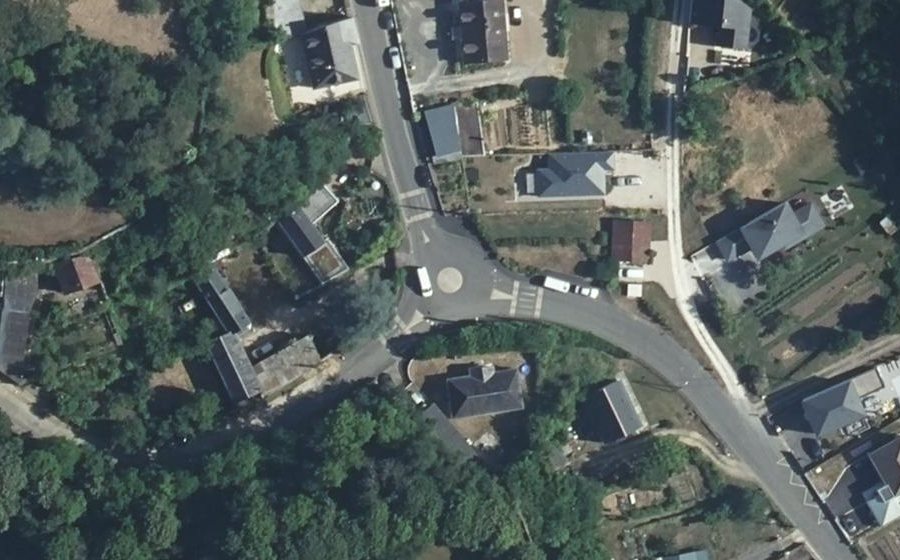 Vue aérienne du Mini-giratoire n°1793155186