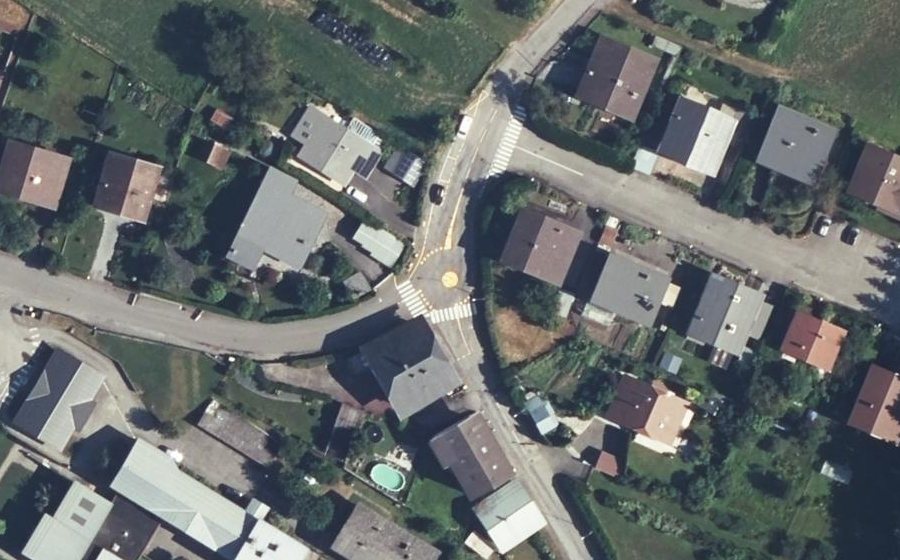 Vue aérienne du Mini-giratoire n°1793866697