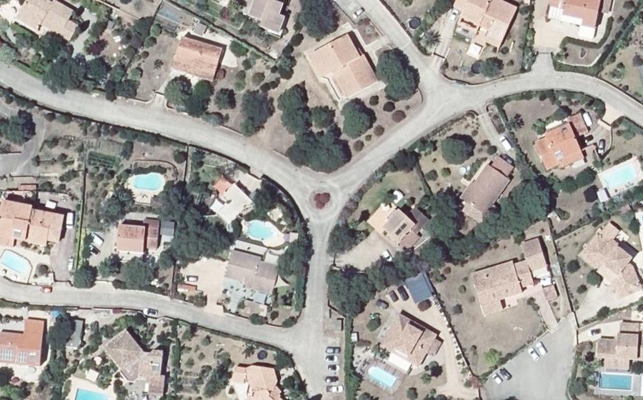 Vue aérienne du Mini-giratoire n°1794446147