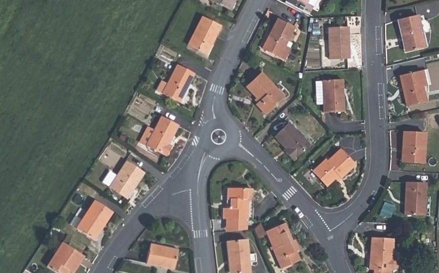Vue aérienne du Mini-giratoire n°1799447789