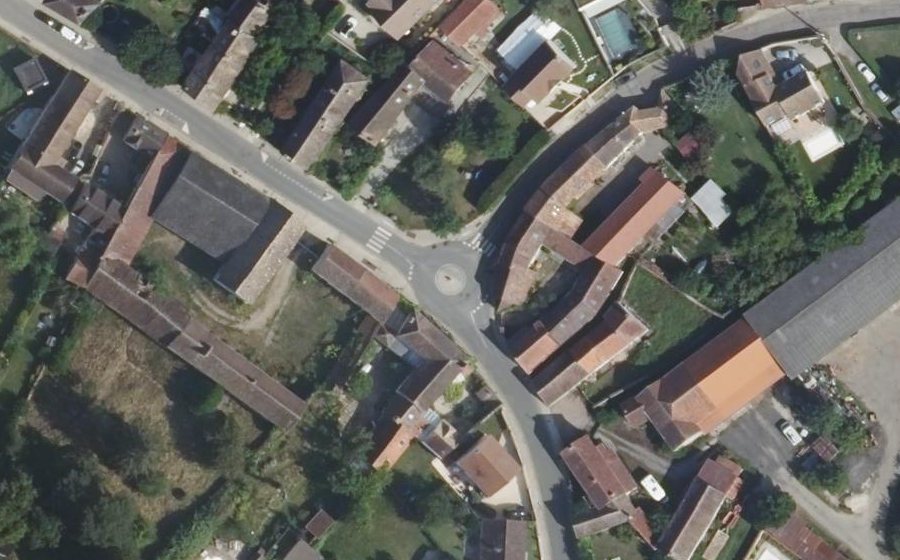 Vue aérienne du Mini-giratoire n°1801882909