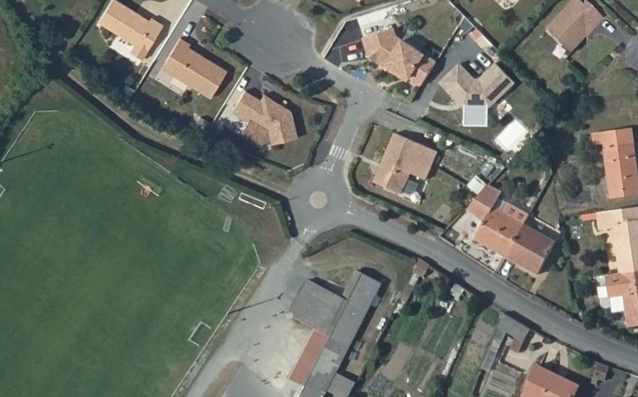 Vue aérienne du Mini-giratoire n°1802476766