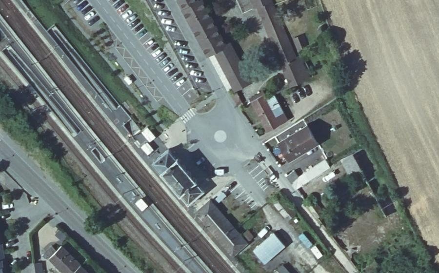 Vue aérienne du Mini-giratoire n°1802507198