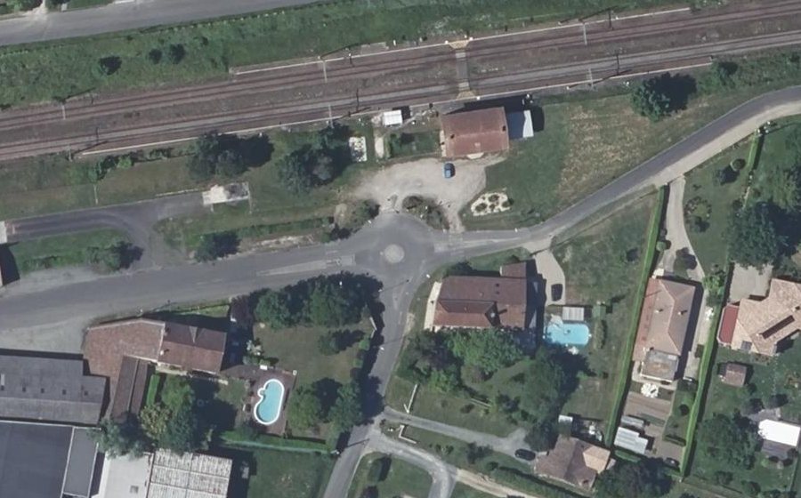 Vue aérienne du Mini-giratoire n°1802529262