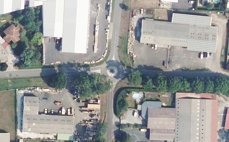 Vue aérienne du Mini-giratoire n°1803310117