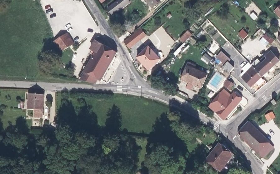 Vue aérienne du Mini-giratoire n°1803862709