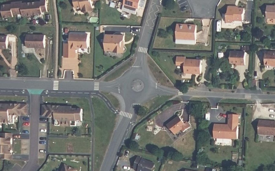 Vue aérienne du Mini-giratoire n°1805074757
