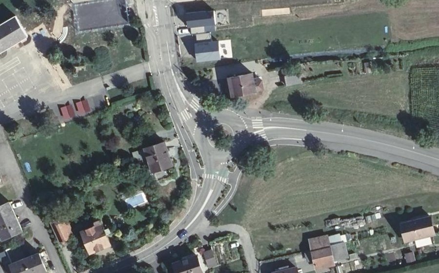 Vue aérienne du Mini-giratoire n°1805268644