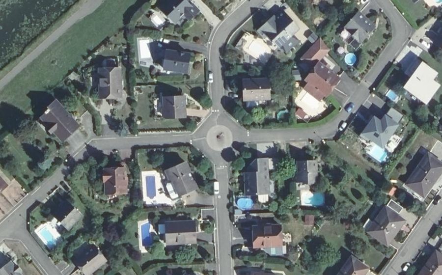 Vue aérienne du Mini-giratoire n°1805474063