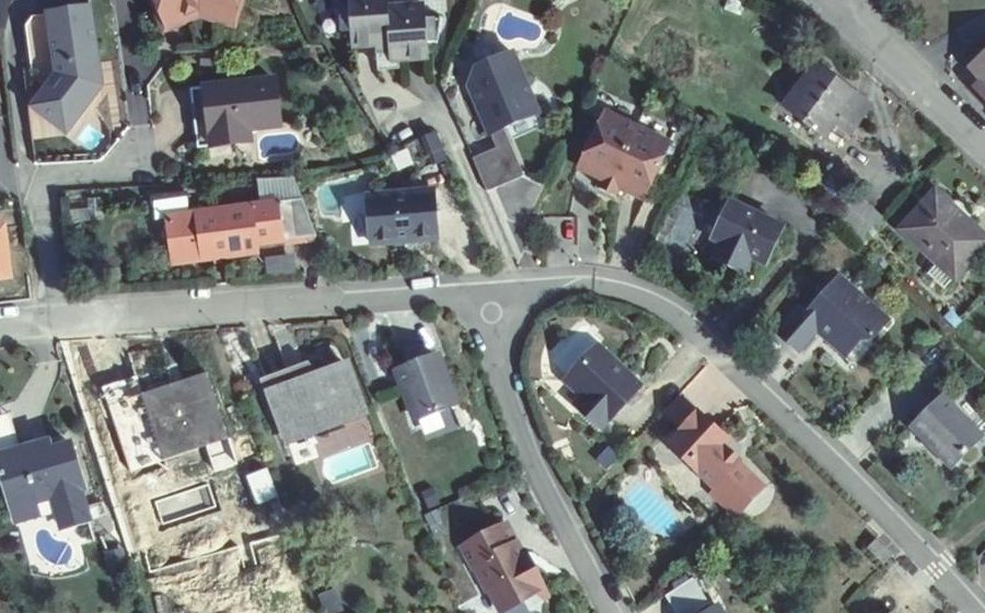 Vue aérienne du Mini-giratoire n°1805474123