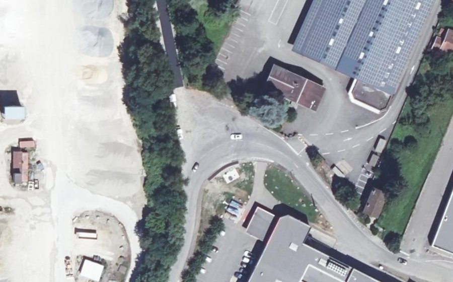 Vue aérienne du Mini-giratoire n°1807110496