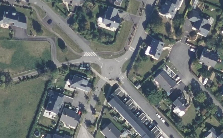 Vue aérienne du Mini-giratoire n°1813868316