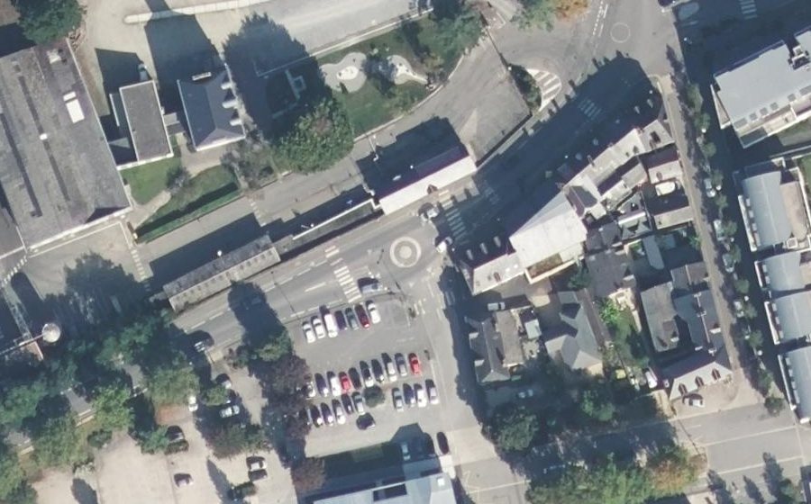 Vue aérienne du Mini-giratoire n°1814594656