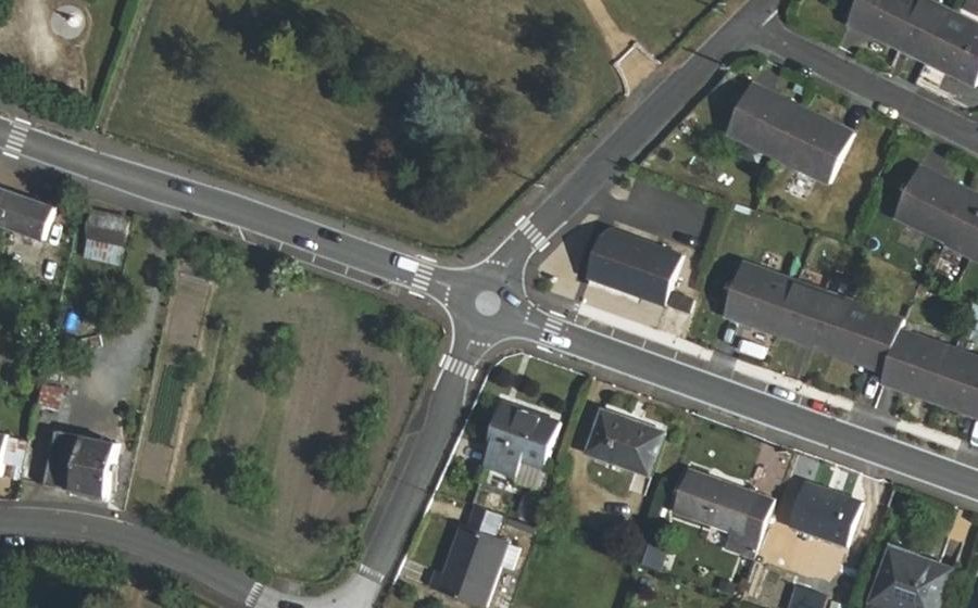 Vue aérienne du Mini-giratoire n°1814763927