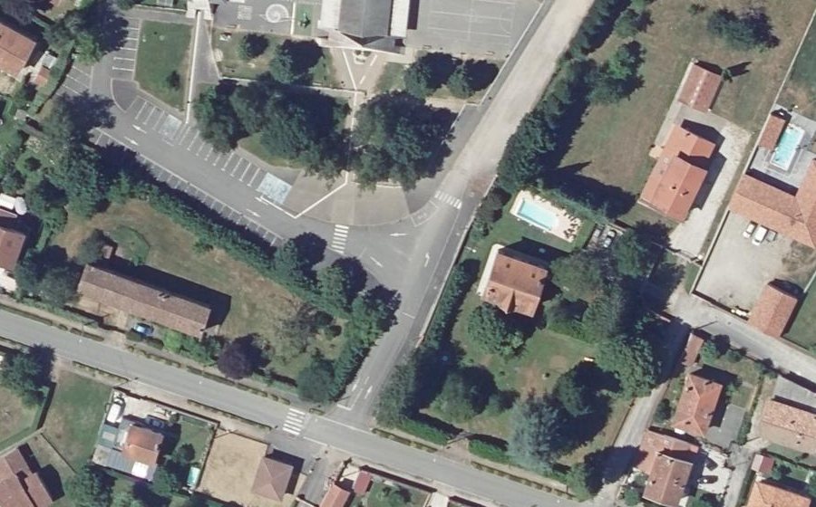 Vue aérienne du Mini-giratoire n°1815702681
