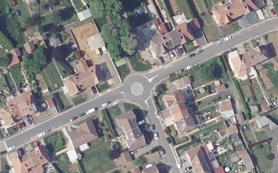 Vue aérienne du Mini-giratoire n°1817984779