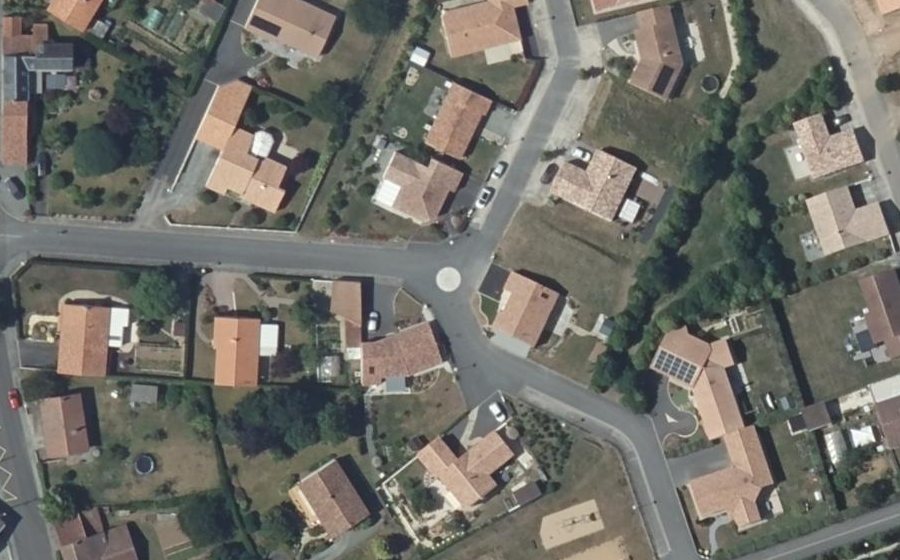 Vue aérienne du Mini-giratoire n°1818821574