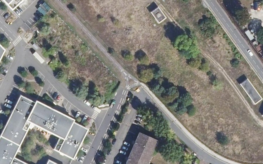 Vue aérienne du Mini-giratoire n°1820540884