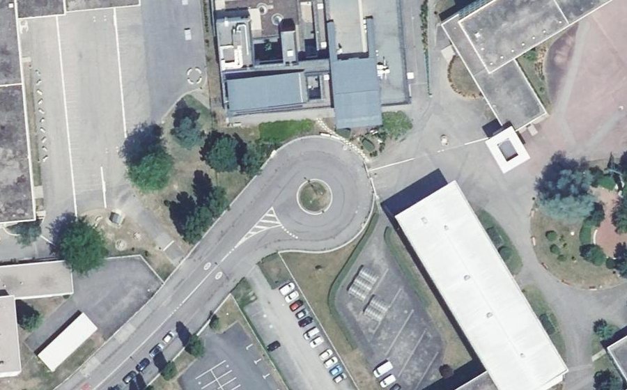 Vue aérienne du Mini-giratoire n°1823167043