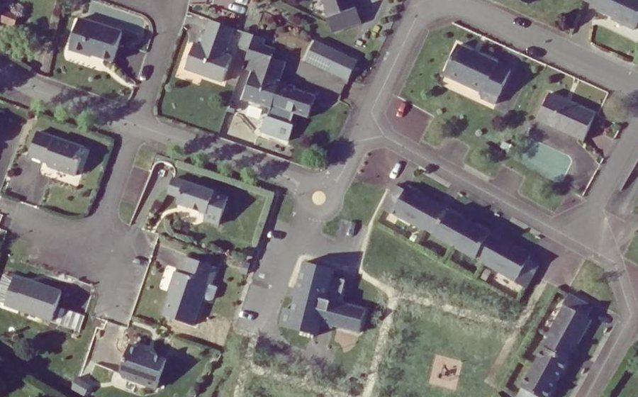 Vue aérienne du Mini-giratoire n°1826306610