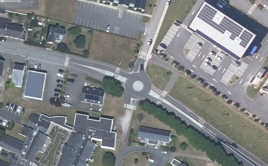 Vue aérienne du Mini-giratoire n°1826651371