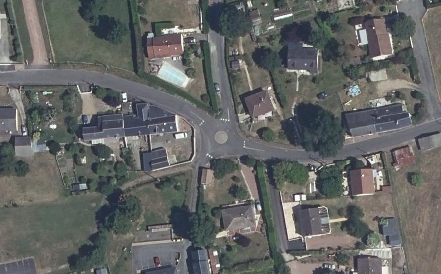 Vue aérienne du Mini-giratoire n°1827606951