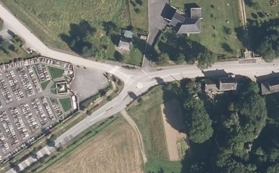 Vue aérienne du Mini-giratoire n°1828407508
