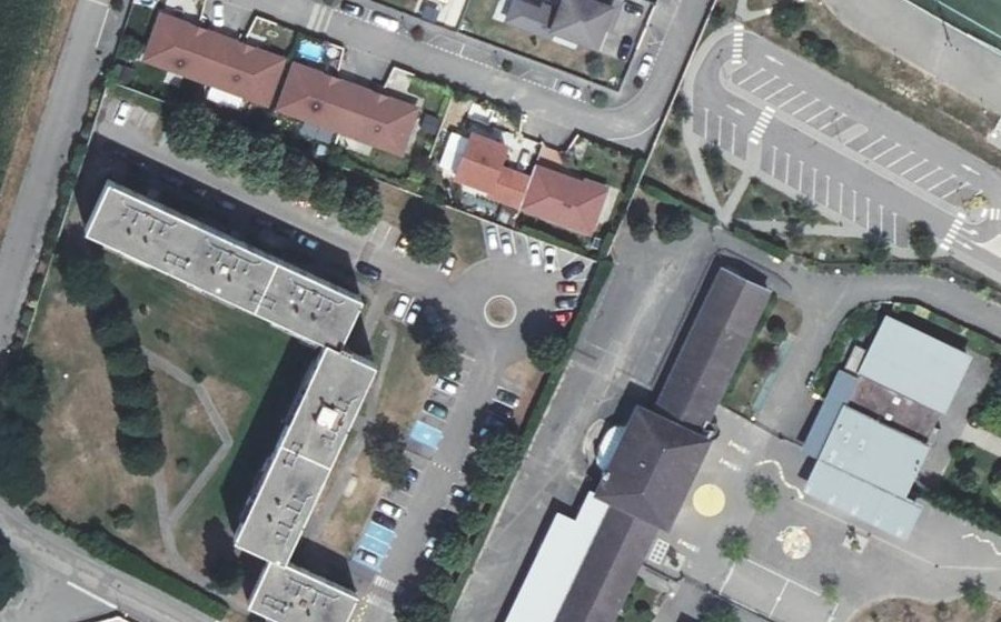 Vue aérienne du Mini-giratoire n°1828443362