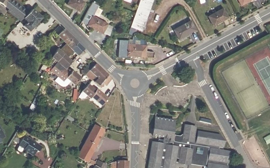 Vue aérienne du Mini-giratoire n°1829388050
